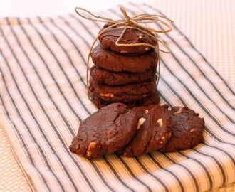 Sjokolade Cookies med kondensert melk