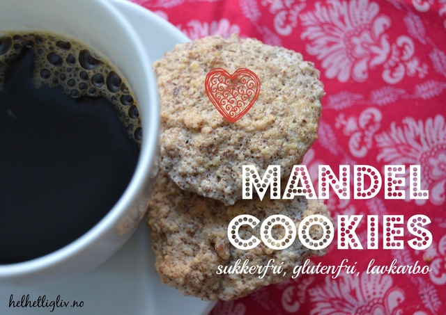 Superenkle mandelcookies - lavkarbo, sukkerfri, glutenfri