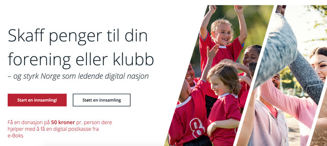 Støtt din klubb med e-Boks!