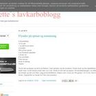 Anette`s lavkarbo blogg