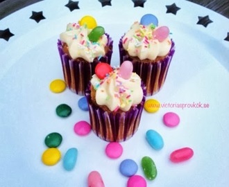 Banancupcakes med kolafrosting