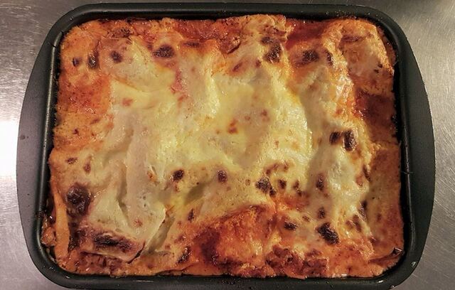 Kycklinglasagne.