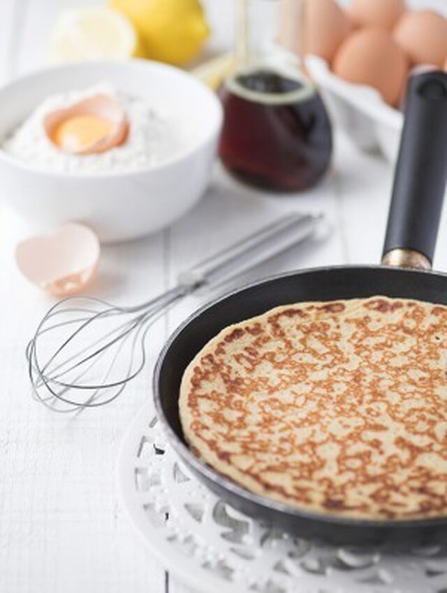 Recept på pannkakssmet till pannkakor, plättar och crepes