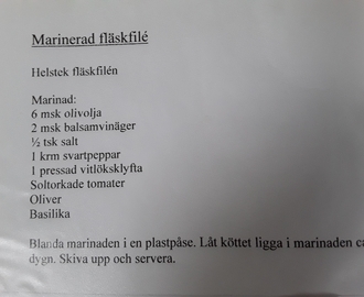 Marinerad fläskfile'