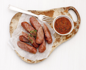 Grillad salsiccia med Italiensk ketchup