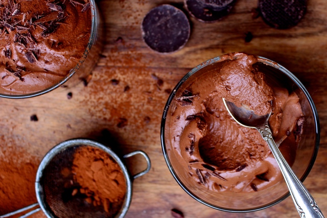 Chokladmousse (mjölkfri,  utan vitt socker)