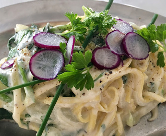 Elsas gröna - Färsk pasta med spenat, parmesan och ricotta, 4 port