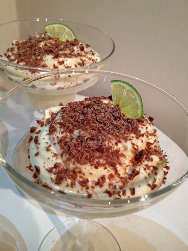 Mascarpone dessert med lime