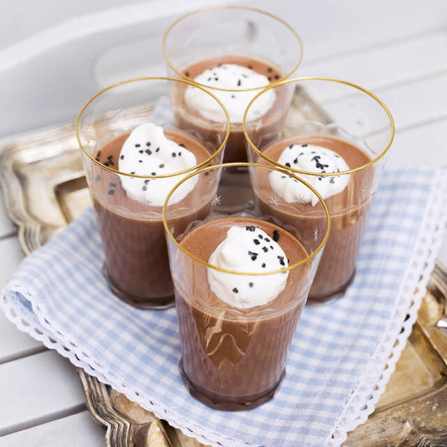 Chokladpannacotta