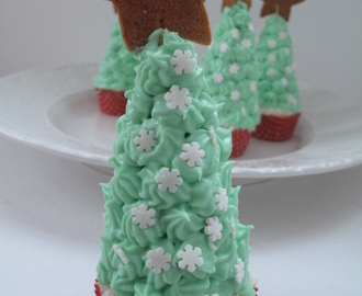 Christmas Tree Cupcake