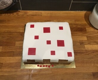 Minecraft tårta