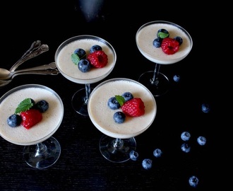 Vegansk vaniljpannacotta