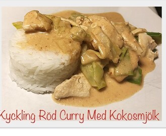 Kyckling Röd Curry Med Kokosmjölk