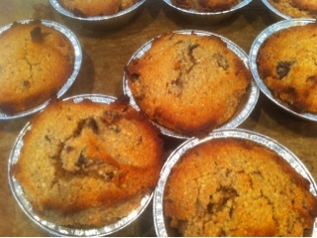 Paleo muffins med smak av mandel och kanel