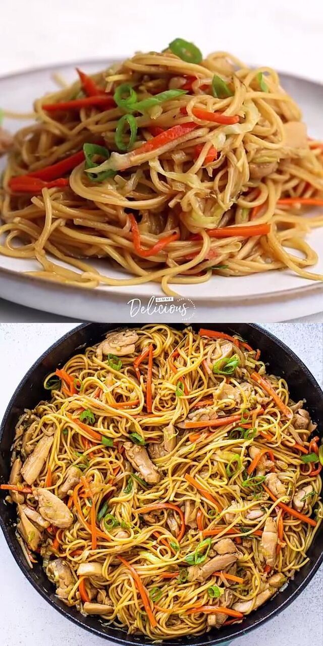 Chicken Chow Mein [Video] | Chicken recipes, Healthy recipes, Diy food recipes