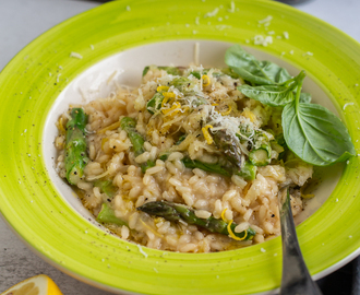 Citronrisotto med sparris