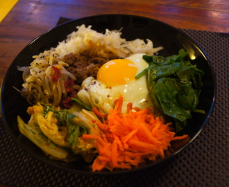 Bibimbap och Kimchi
