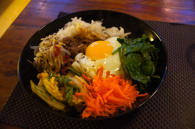 Bibimbap och Kimchi