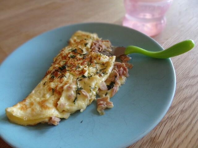 Snabbmatslunch a.k.a omelett med tonfisk!