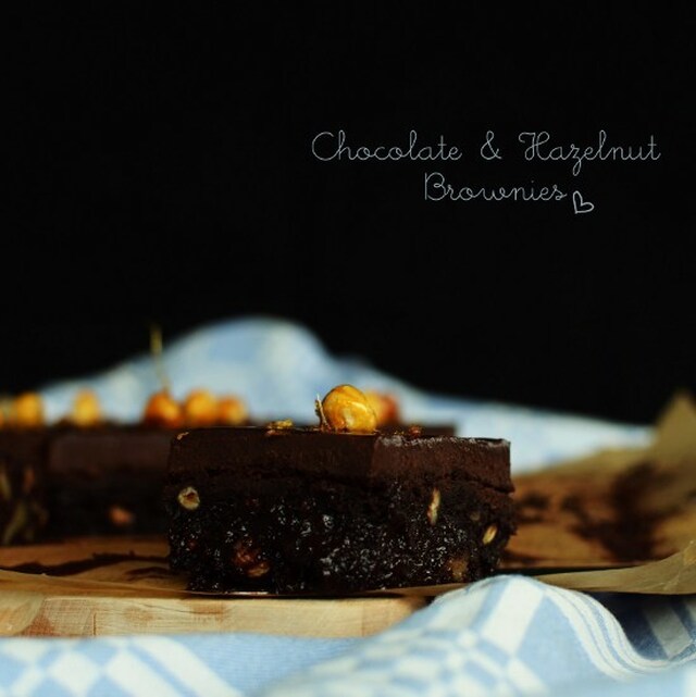 Chocolate and Hazelnut Brownies (Choklad och Hasselnöts brownies)
