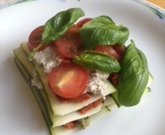 Rawfood lasagne