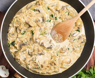 Creamy Garlic Mushrooms – Ready in 20 mins