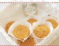 Healthy saffron muffins