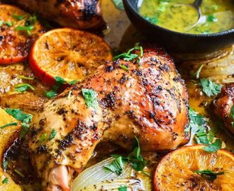 Cuban Mojo Chicken Recipe | Recipe | Chicken quarter recipes, Chicken leg quarter recipes, Chicken leg recipes