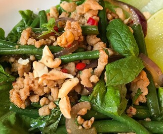 Thai larb - Thailändsk färssallad | Foodfolder - Vin, matglädje och inspiration!