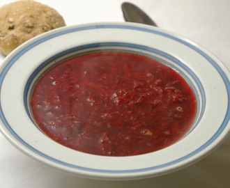 Rödbetssoppa, soppan som skräms lite grann!
