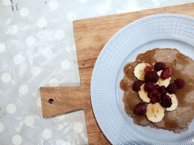 Bovetepannkakor till frukost