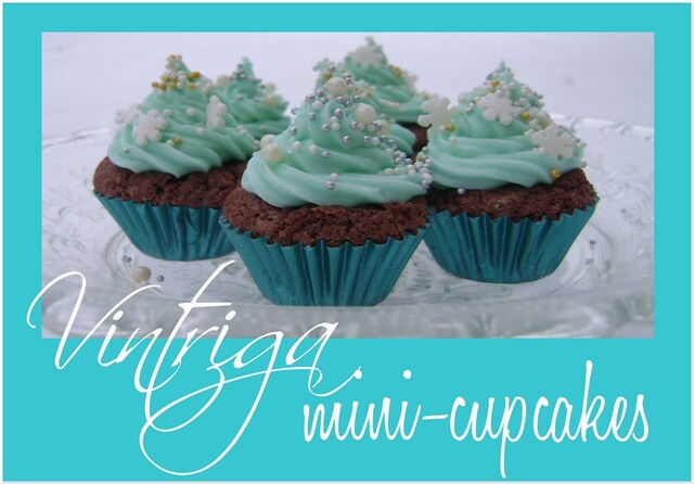 Vintriga mini-cupcakes