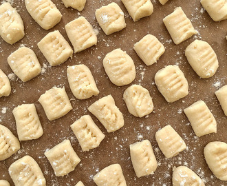 Hemgjord gnocchi