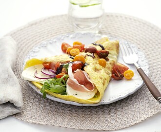 Italiensk omelettwrap