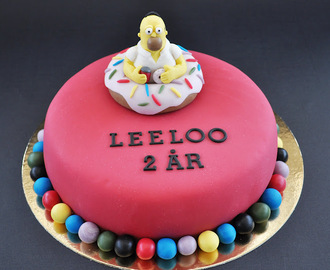 Simpsonstårta till Leeloo