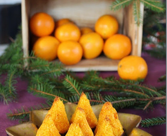 Kokostoppar med smak av saffran & apelsin