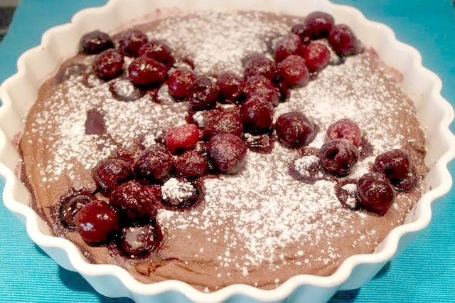 Maffig chokladkaka med banan, bönor och mörk choklad (vete-, socker- och mjölkfri)