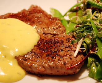 Entrecôte med hemlagad bearnaisesås LCHF