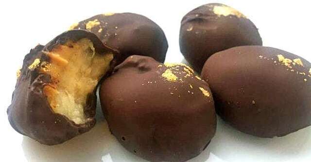 Chunky Monkey Candy – chokladdoppade bananbitar med jordnötssmör