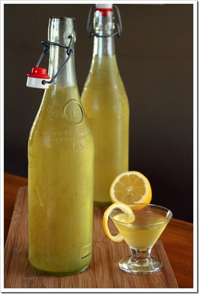 Homemade Limoncello