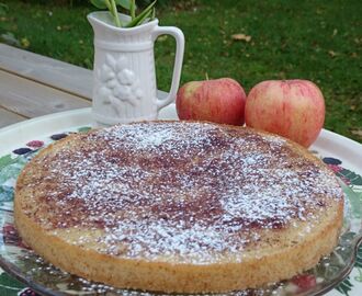 Äppelkladdkaka