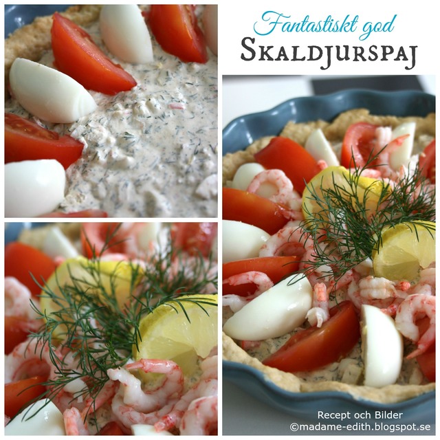 Recept på kall skaldjurspaj