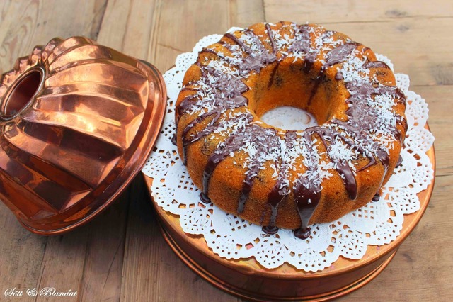 Sockerkaka med chokladbollar