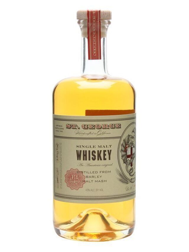 A bottle of single malt whisky from Californian based St. George distillery, founded in 1982. The distillery has stocks of bourbon, French oak, port… (с изображениями) | Виски, Тоник