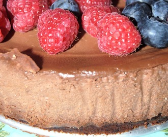 Glutenfri chokladcheesecake