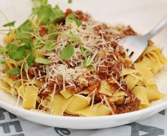 Högrevsragu - mört och gott till pasta med riven parmesan