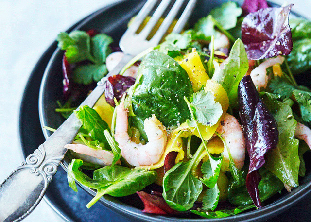 Räksallad med mango