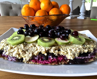 Raw food- Bärtårta toppad med citron