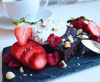 Brownie med svarta bönor