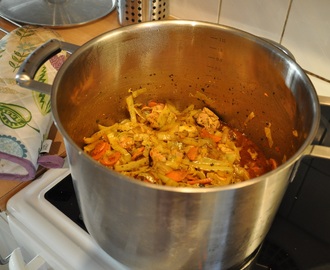 Veckans storkok: currygryta med kyckling (utan grädde!)